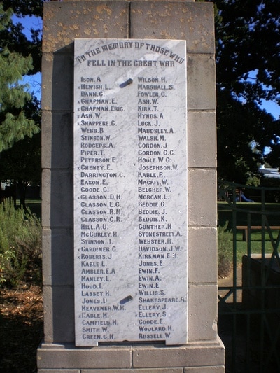 Blayney War Memorial