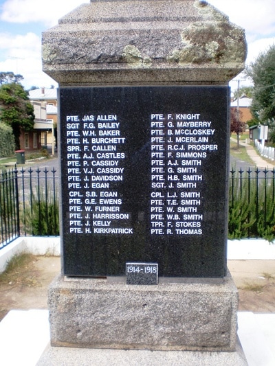 Carcoar War Memorial