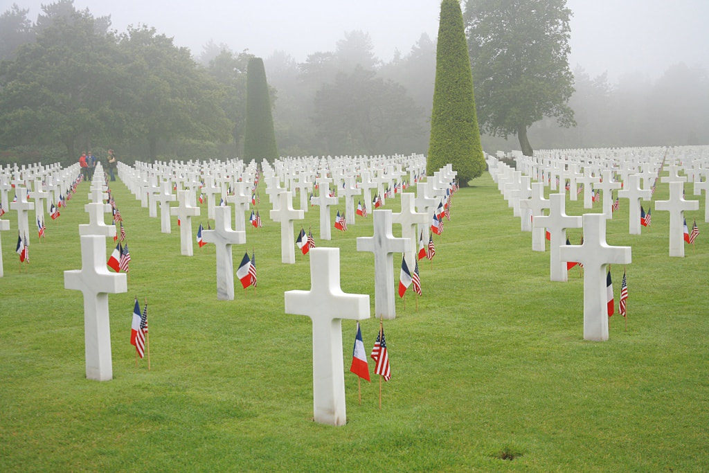 Normandy American National Cemetery - World War Two Cemeteries - A  photographic guide to the cemeteries and memorials of WW2