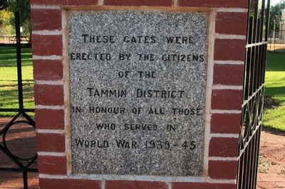 TAMMIN WAR MEMORIAL